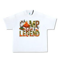 White camp fire legend Urban Heavy Tee - NancyCooperArtShop