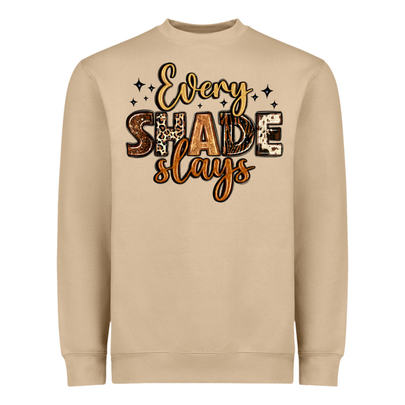 Every Shade Slays Heavyweight Sweatshirt by LillyAllenDesigns | Teevron