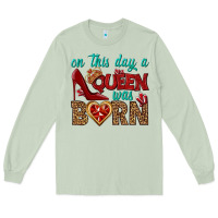Matcha on this day a queen was born Long Sleeve Tee - BundleAndBundleShop