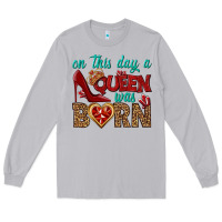 Moon Dust on this day a queen was born Long Sleeve Tee - BundleAndBundleShop