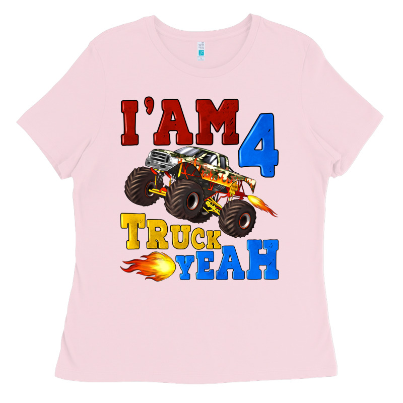 I'am Four Truck Yeah Ladies Tee by Artiststas | Teevron