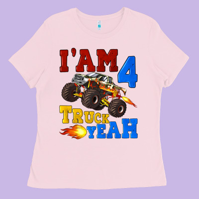 I'am Four Truck Yeah Ladies Tee Designed By Artiststas
