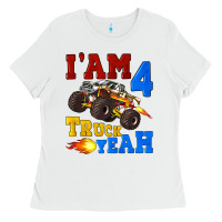 White i'am four truck yeah Ladies Tee - Artiststas