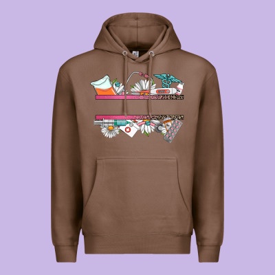 Custom Name Nurse Premium Hoodie Designed By Cowgirlartshop