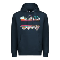Navy custom name nurse Premium Hoodie - CowGirlArtShop