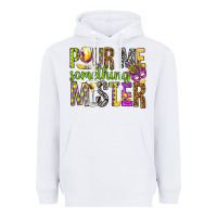 White Pour me something mister Marri Gras Heavyweight Hoodie - HowdyJamesFarm