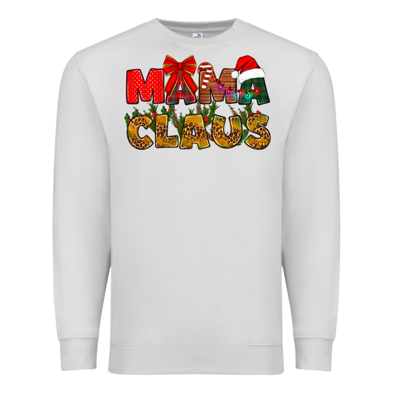 Mama Claus Mother's Day Premium Sweatshirt by HowdyJamesFarm | Teevron