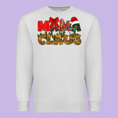 Mama Claus Mother's Day Premium Sweatshirt Designed By Howdyjamesfarm