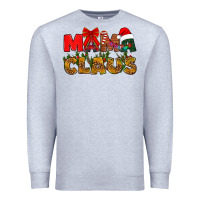 Heather Grey Mama claus mother's day Premium Sweatshirt - HowdyJamesFarm