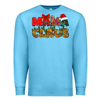 Ocean Blue Mama claus mother's day Premium Sweatshirt - HowdyJamesFarm