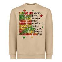 Mushroom inspiring black leaders juneteenth Heavyweight Sweatshirt - LillyAllenDesigns