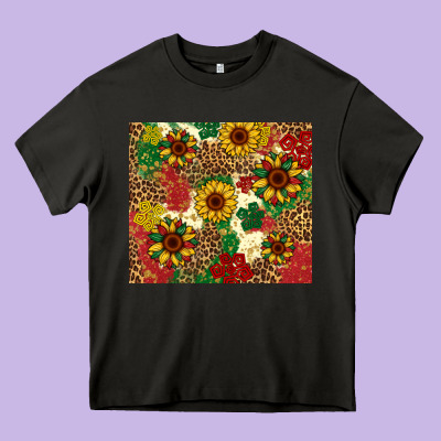 Juneteenth Sunflowers Heavy Core Tee Designed By Artiststas