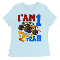 Baby Blue i'am one truck yeah Ladies Tee - Artiststas