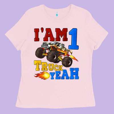 I'am One Truck Yeah Ladies Tee Designed By Artiststas
