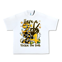 White have rockin' new year 2024 Urban Heavy Tee - MaliasSmallBusiness