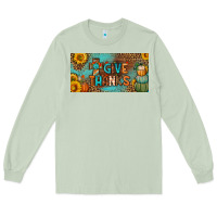 Matcha give thanks license plate Long Sleeve Tee - BundleAndBundleShop