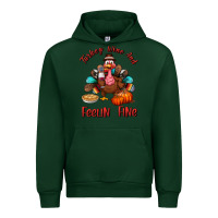 Forest Green turkey wine and feelin fine Urban Hoodie - BundleAndBundleShop