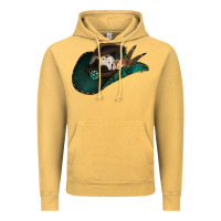 Vintage Mustard cowhide flowers cowboy hat Vintage Hoodie - Jasminsmagicworld