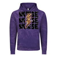 Cloud Purple nurse lightning bolt Vintage Hoodie - MaliasSmallBusiness