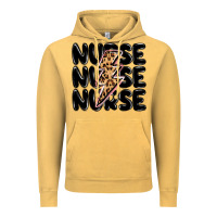 Vintage Mustard nurse lightning bolt Vintage Hoodie - MaliasSmallBusiness