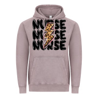 Vintage Zinc nurse lightning bolt Vintage Hoodie - MaliasSmallBusiness
