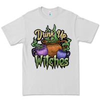 Dove Grey Drink up witches white Premium Tee - JahusDesignShop