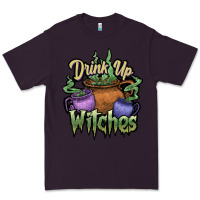 Plum Drink up witches white Premium Tee - JahusDesignShop