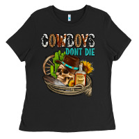 Black cowboys don't die Ladies Tee - AdoDesignShop
