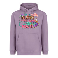 Lavender i'm a nurse what's your superpower Heavyweight Hoodie - CowGirlArtShop