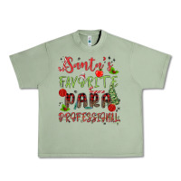 Oil Green santa's favorite para professional Urban Heavy Tee - MaliasSmallBusiness