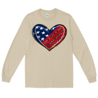 Mushroom leopard with american flag Long Sleeve Tee - RanaPortraitStore