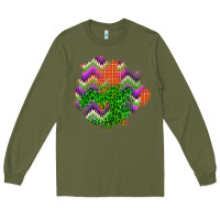 Army Green halloween patch Long Sleeve Tee - BundleAndBundleShop