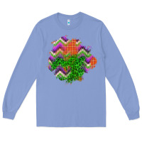 Colony Blue halloween patch Long Sleeve Tee - BundleAndBundleShop