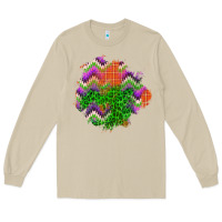 Mushroom halloween patch Long Sleeve Tee - BundleAndBundleShop