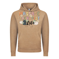 Vintage Coffee massage therapist life Vintage Hoodie - MaliasSmallBusiness