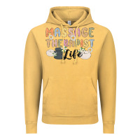 Vintage Mustard massage therapist life Vintage Hoodie - MaliasSmallBusiness
