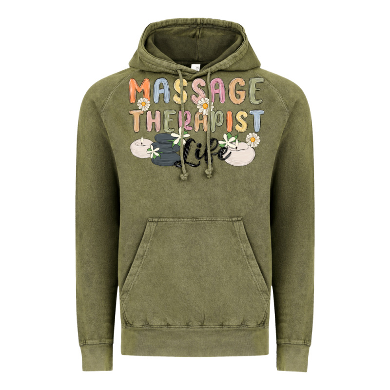 Massage Therapist Life Vintage Hoodie by MaliasSmallBusiness | Teevron