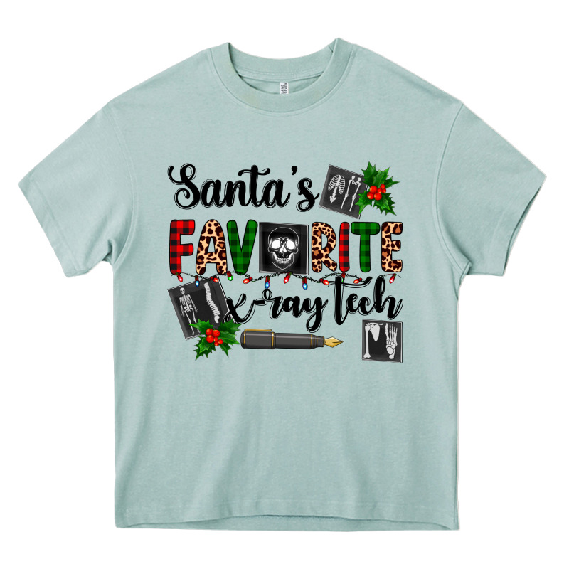 Santa's Favorite X Ray Tech Heavy Core Tee by AdoDesignShop | Teevron