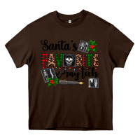 Chocolate Brown santa's favorite x ray tech Heavy Core Tee - AdoDesignShop