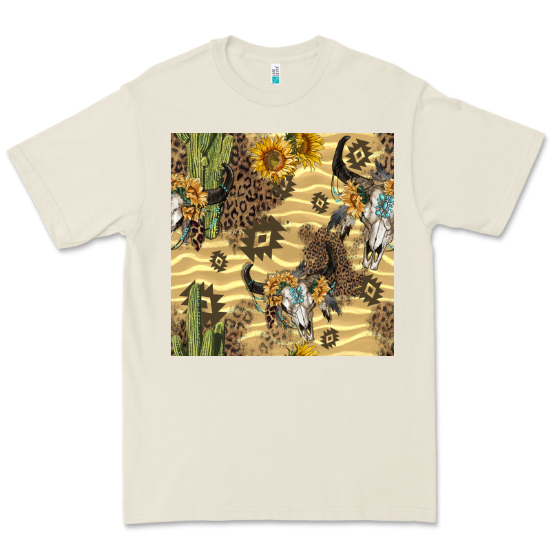 Aztec Bull Skull Premium Tee by BundleAndBundleShop | Teevron