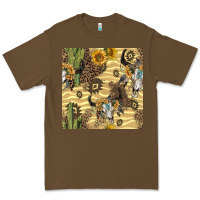 Cacao aztec bull skull Premium Tee - BundleAndBundleShop