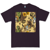 Plum aztec bull skull Premium Tee - BundleAndBundleShop