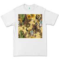 White aztec bull skull Premium Tee - BundleAndBundleShop