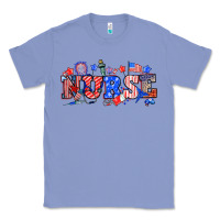 Colony Blue 4th of july nurse Classic Tee - NancyCooperArtShop