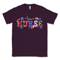 Plum 4th of july nurse Classic Tee - NancyCooperArtShop