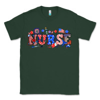 Sports Green 4th of july nurse Classic Tee - NancyCooperArtShop