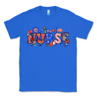 True Royal 4th of july nurse Classic Tee - NancyCooperArtShop