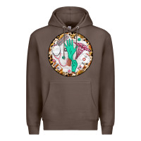 Coffee nurse coaster Premium Hoodie - CowGirlArtShop