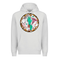 Dove Grey nurse coaster Premium Hoodie - CowGirlArtShop