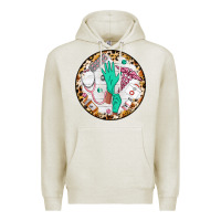 Oatmeal Heather nurse coaster Premium Hoodie - CowGirlArtShop